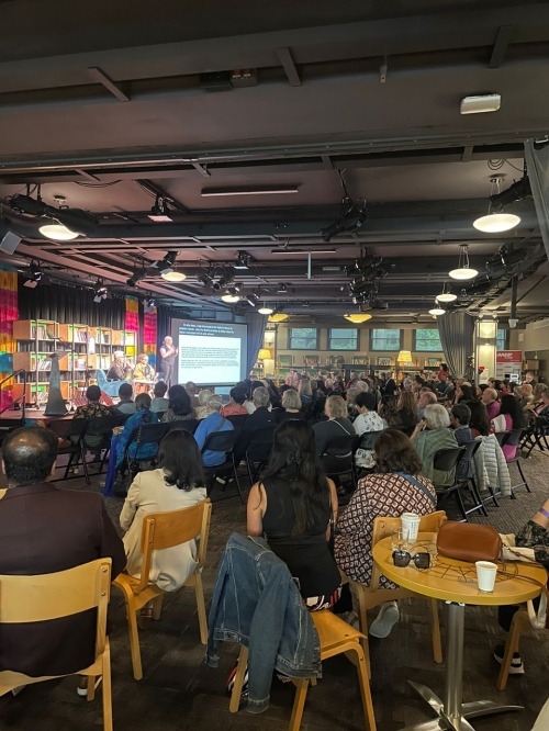 Audience Gathering at JLF Seattle